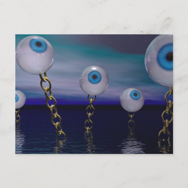 Nachtsicht Postkarte (Vorderseite)