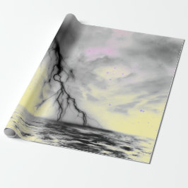 NACHTSKIFAHRT MIT SCHWARZER BELEUCHTUNG UND GELB GESCHENKPAPIER