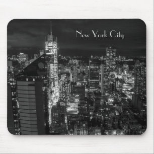 NachtSkyline New York City Manhattan Mousepad