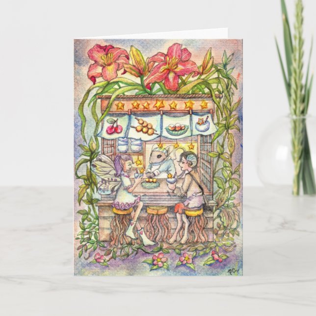 Nachtständer Karte (Vorderseite)