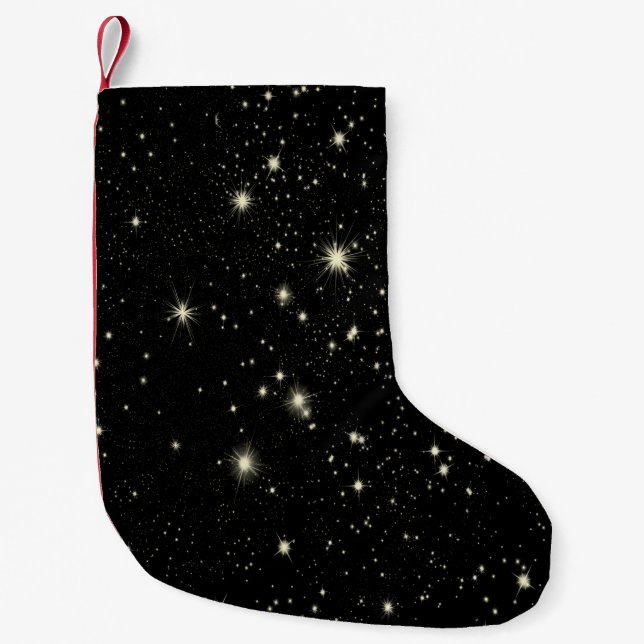 Nachtsterne Sternenhimmel Kleiner Weihnachtsstrumpf (Vorderseite)