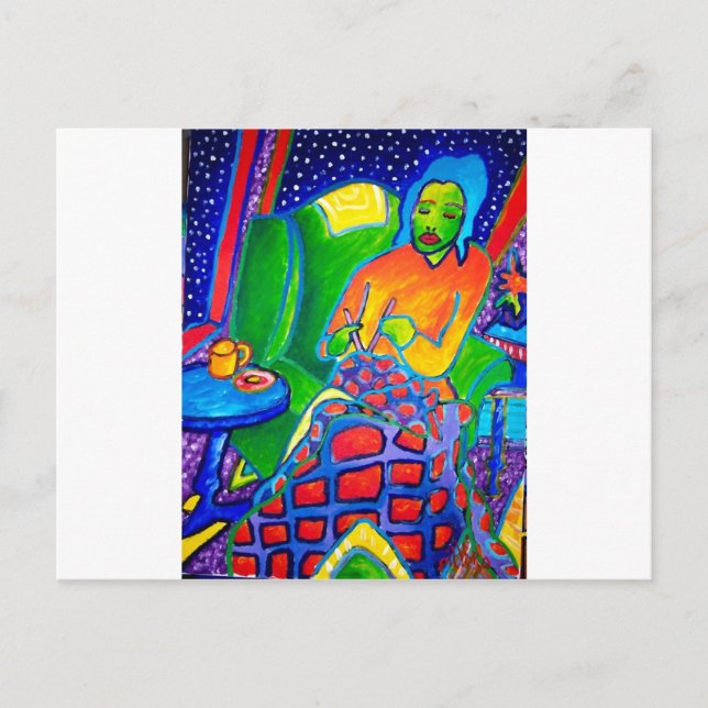 Nachtstich von Piliero Postkarte (Vorderseite)