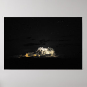 Nachtsturm - Big Bend, Texas Poster