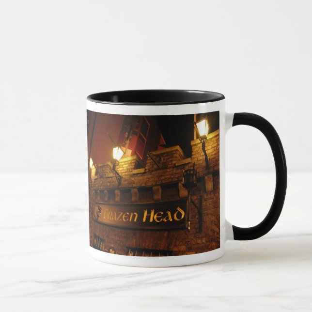 Nachtszenen von Dublin-Tasse Tasse (Rechts)