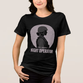 Nachttaktikerin Vintage Damen Tactical-Shirt Tri-Blend Shirt