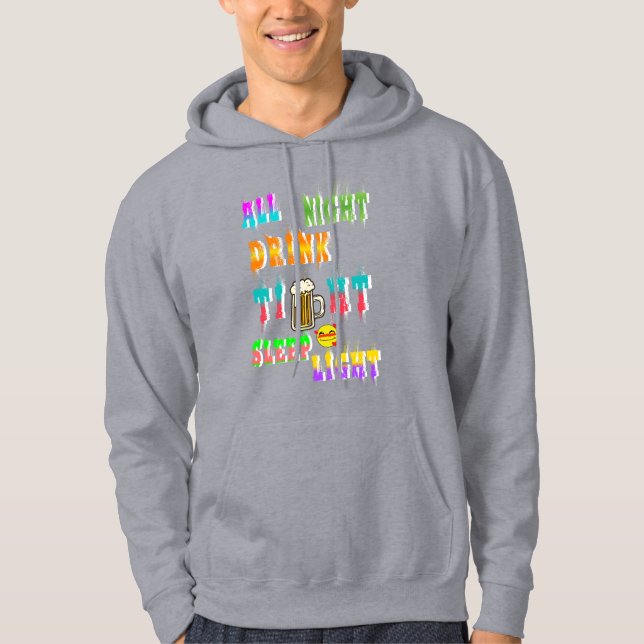 Nachttrinklicht Hoodie (Vorderseite)