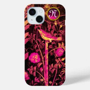 NACHTUNG MIT ROSE MONOGRAMM, rosa, schwarz gelb title_seo2