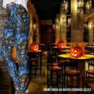 Nachtvögel im Auge Leggings