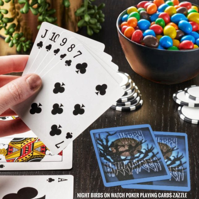 Nachtvögel im Auge Spielkarten (Von Creator hochgeladen)