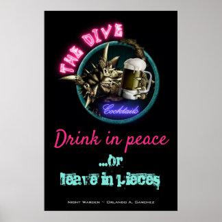 Nachtwache - The Dive (Design #3) Poster