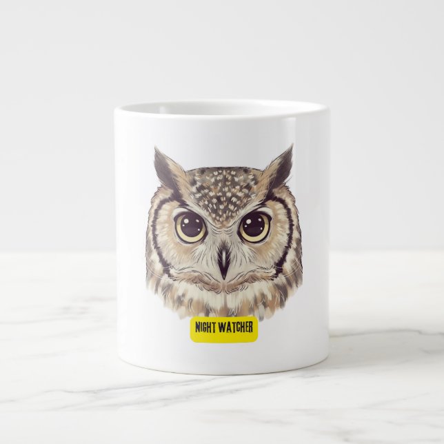 Nachtwächter Jumbo-Tasse (Vorderseite)