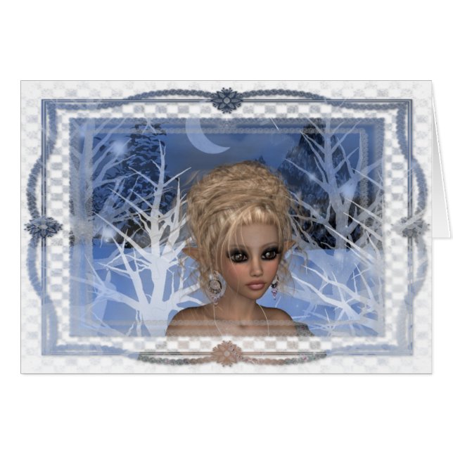 Nachtwintertime Elf Design (Vorderseite (Horizontal))