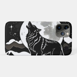 Nachtwolf-Silhouette Case-Mate iPhone Hülle