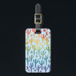 Nachtwüste Cacti Rainbow BLue Pattern Wasserfarbe Gepäckanhänger<br><div class="desc">Karo aus diesem Kakteen und Monden Muster Regenbogen auf blau auf diesem niedlichen Gepäckanhänger. Anpassen mit einem Anfangsnamen oder Text - Fügen Sie Ihre Kontaktdaten auf der Rückseite ein. Handgemalt von mir für dich! Und vergewissern Sie sich, dass mein Shop für weitere Produkte und Designs Karo! Und natürlich kommen Sie...</div>