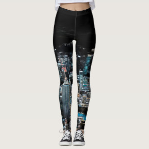 Nachtyoga New York City Blacklight Leggings