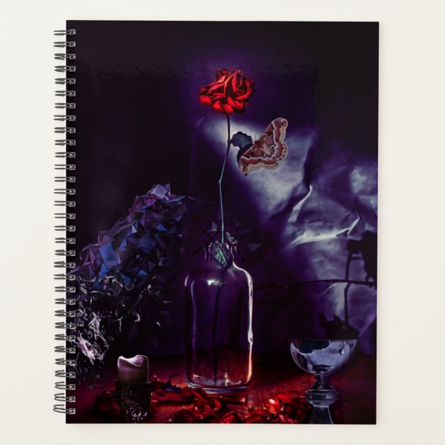 Nachtzeit im magischen Emporium Gothic Planner Planer (Vorderseite)