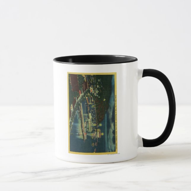 Nachtzeit in Santa Catalina in der Bucht von Avalo Tasse (Rechts)