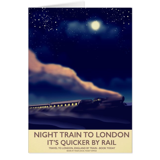 Nachtzug nach London. (Vorne)