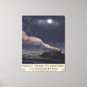 Nachtzug nach Oxford Leinwanddruck