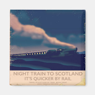 Nachtzug nach Schottland Magnet