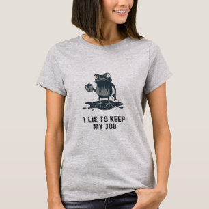 Nachvollziehbare Arbeit Frosch T-Shirt