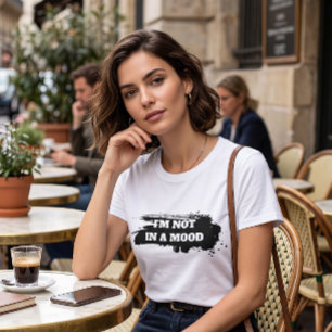 Nachvollziehbarer Sarkasmus "Ich bin nicht in Stim T-Shirt