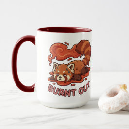 Nachvollziehbares "Ausgebranntes" Rotes Panda – Sü Tasse