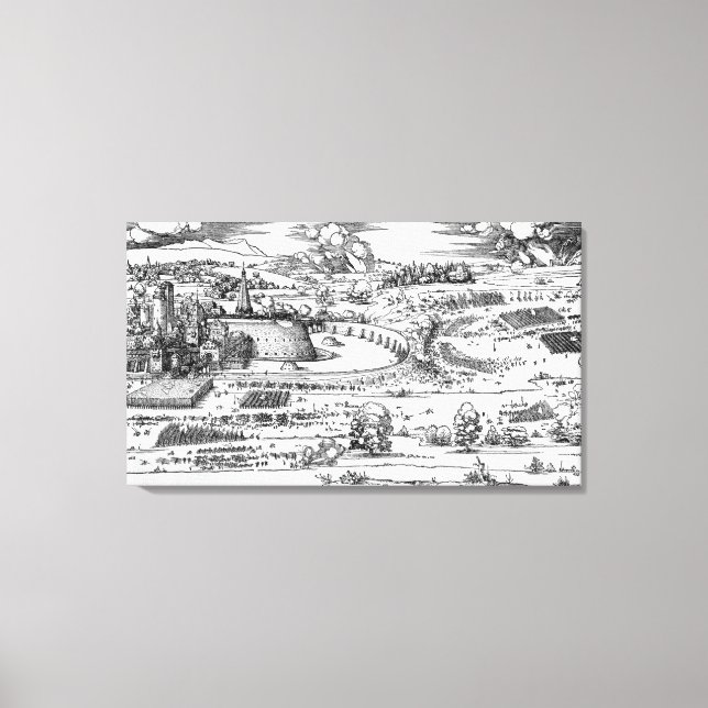 Nachweis von Schutzmaßnahmen Leinwanddruck (Vorderseite)