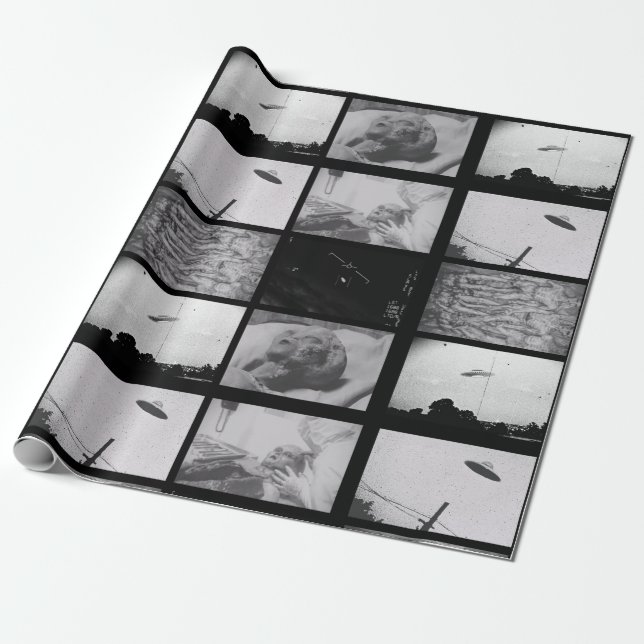 Nachweise für Außerirdischen und Ufos von Außerird Geschenkpapier (Ungerollt)
