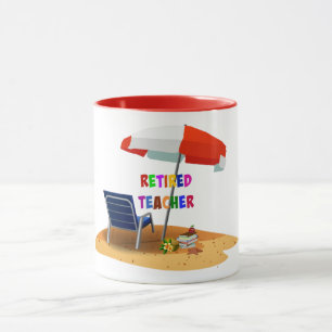 Nachwuchslehrer, Beach Scene (überarbeitet) Tasse