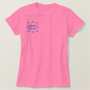 Nachwuchslehrer besticktes Shirt