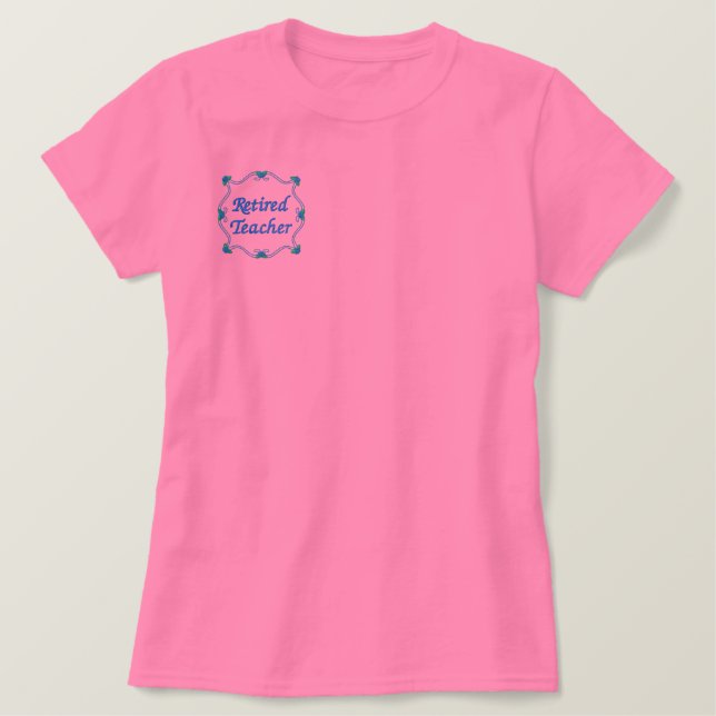 Nachwuchslehrer besticktes Shirt (Design vorne)