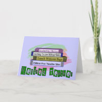 Nachwuchslehrer (Funny Stack of Books Design)
