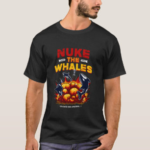Nacken der Wale - explodierende Orcas T-Shirt