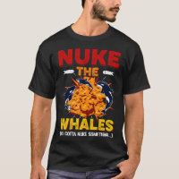 Nackt die Wale explodieren Norcas-T - Shirt