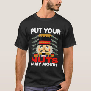 Nackt mir zu Weihnachten in den Mund T-Shirt