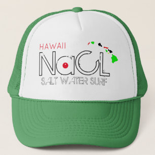 NaCl-SALZWASSER-BRANDUNG HAWAII Truckerkappe