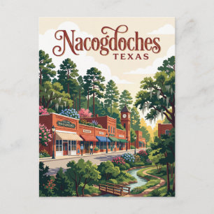 Nacogdoches, Texas Postkarte