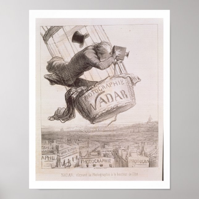 Nadar (1820-1910) hob die Fotografie auf den HI Poster (Vorne)