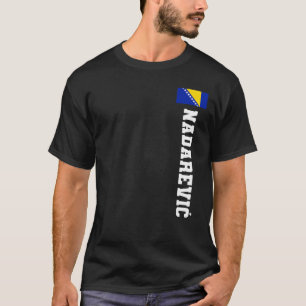 Nadarevic-Bosnienflagge Nachname Coat of Arm Emble T-Shirt