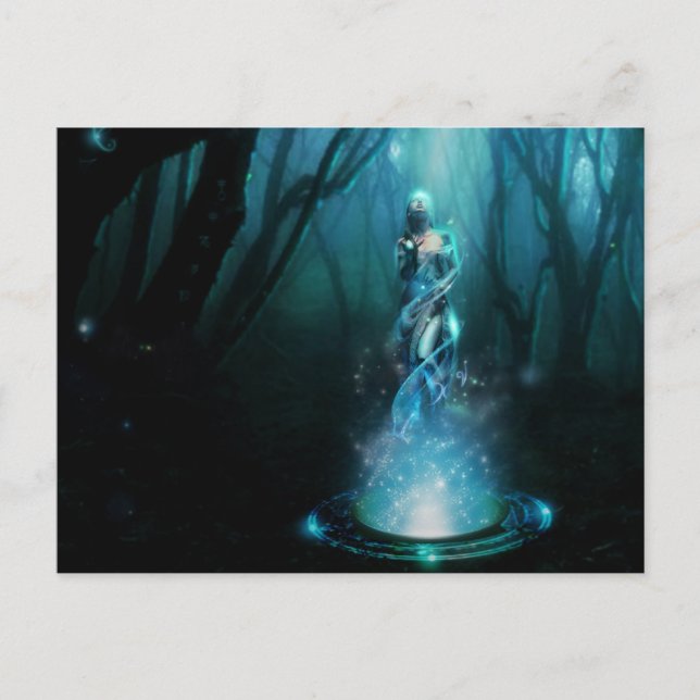 Nadel der Infusion Postkarte (Vorderseite)