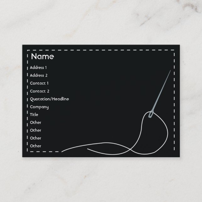 Nadel - mollig visitenkarte (Vorderseite)