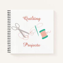 Nadel- und Thread-Notebook Notizbuch
