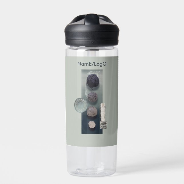 Nadelarbeit_1_Herzstich Trinkflasche (Vorderseite)