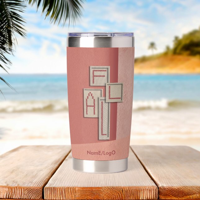 Nadelarbeit_2_4Verfall_1 Thermobecher (Strand (gedreht))