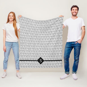Nadeln Handwerksartikel Erstweiß + Schwarz Fleecedecke
