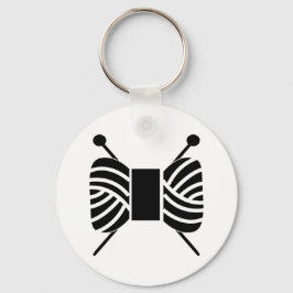 Nadeln Knittern Garn Skein & Handwerk Schlüsselanhänger