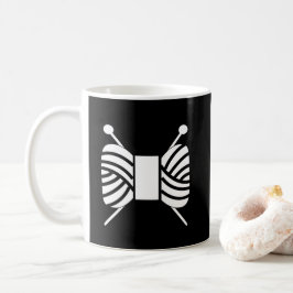 Nadeln Knittern Yarn Skein Crafts Kaffeetasse