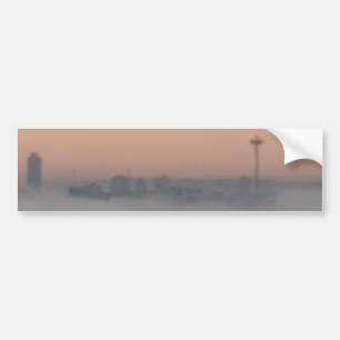 Nadeln über dem Nebel-Autoaufkleber Autoaufkleber