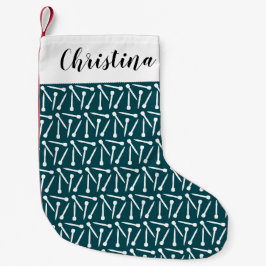 Nadeln und Handschuhe benennen {dunkel} Kleiner Weihnachtsstrumpf